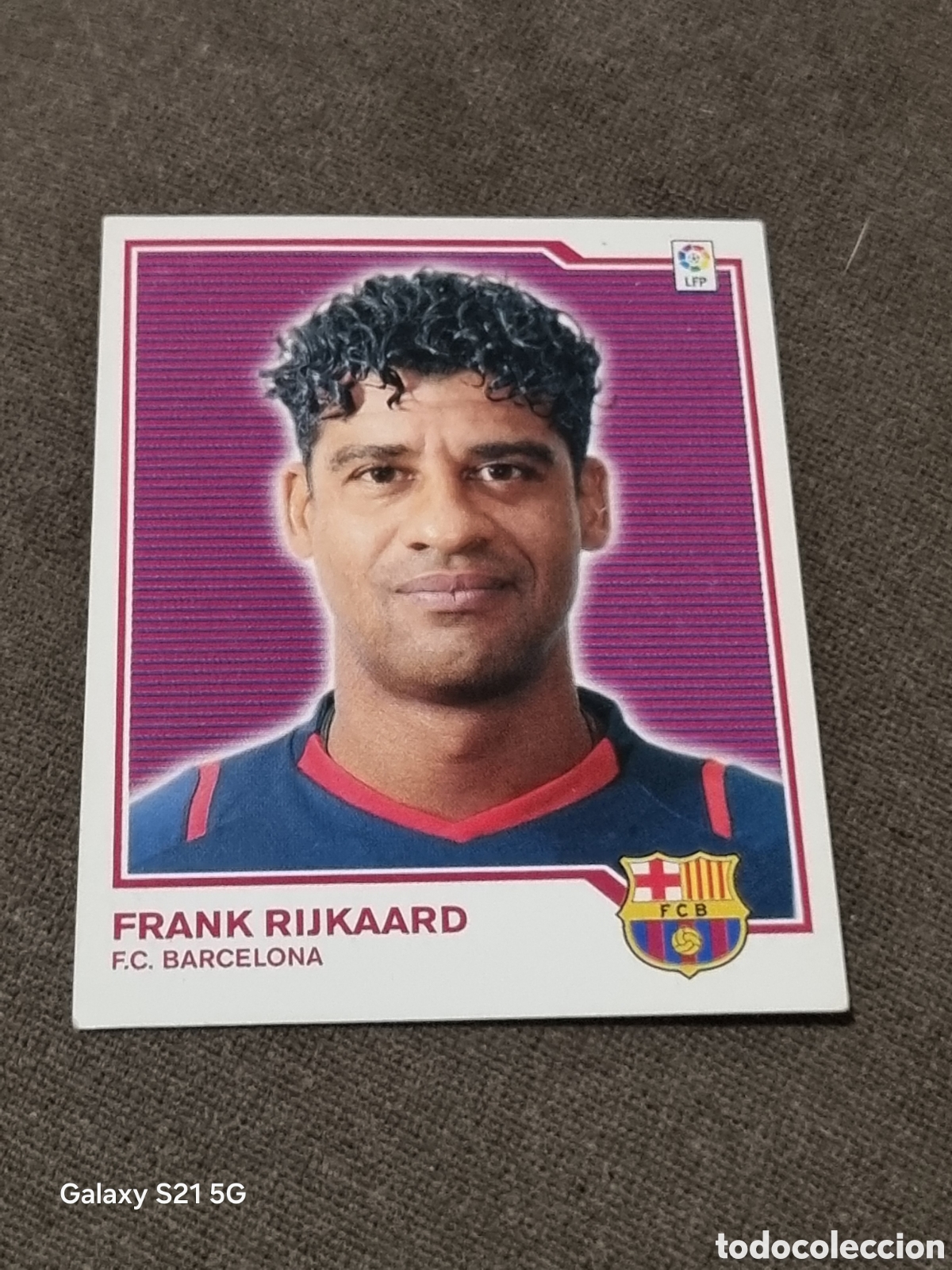Coleccionismo Cromos antiguos: FRANK RIJKAARD , BARCELONA LIGA ESTE 2007 2008