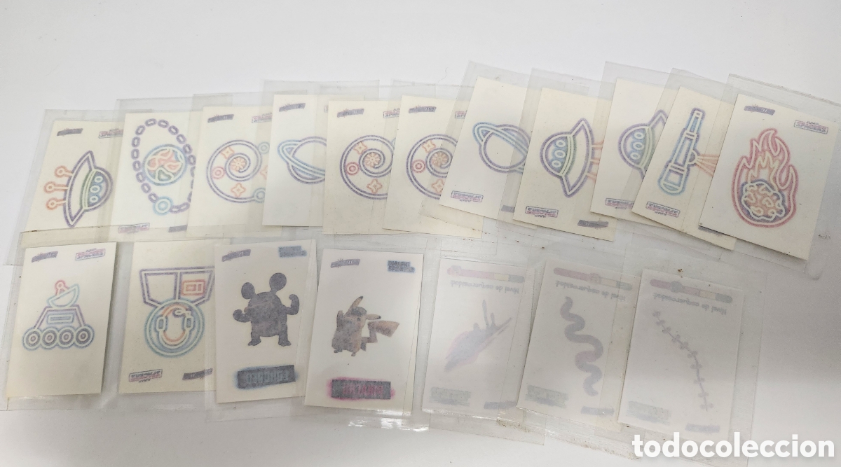 Coleccionismo Cromos antiguos: 24 tatuajes temporales de la promoci&oacute;n JUMP SPACERS DE PHOSKITOS