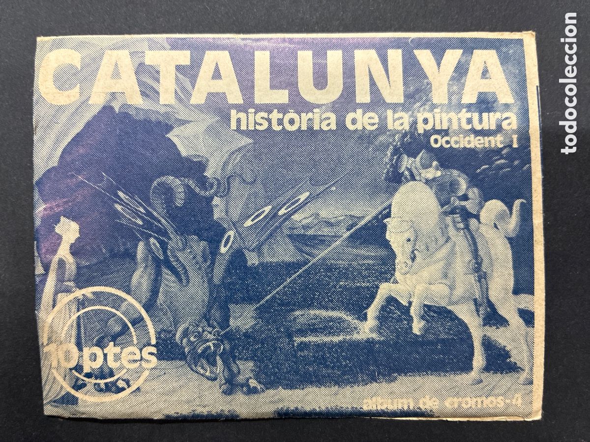 Colecionismo Cromos antigos: SOBRE CROMOS SIN ABRIR ALBUM CATALUNYA HISTORIA DE LA PINTURA OCCIDENTE AVUI