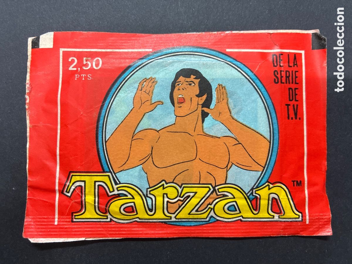 Colecionismo Cromos antigos: SOBRE CROMOS SIN ABRIR ALBUM SERIE T.V TARZAN EDITORIAL FHER