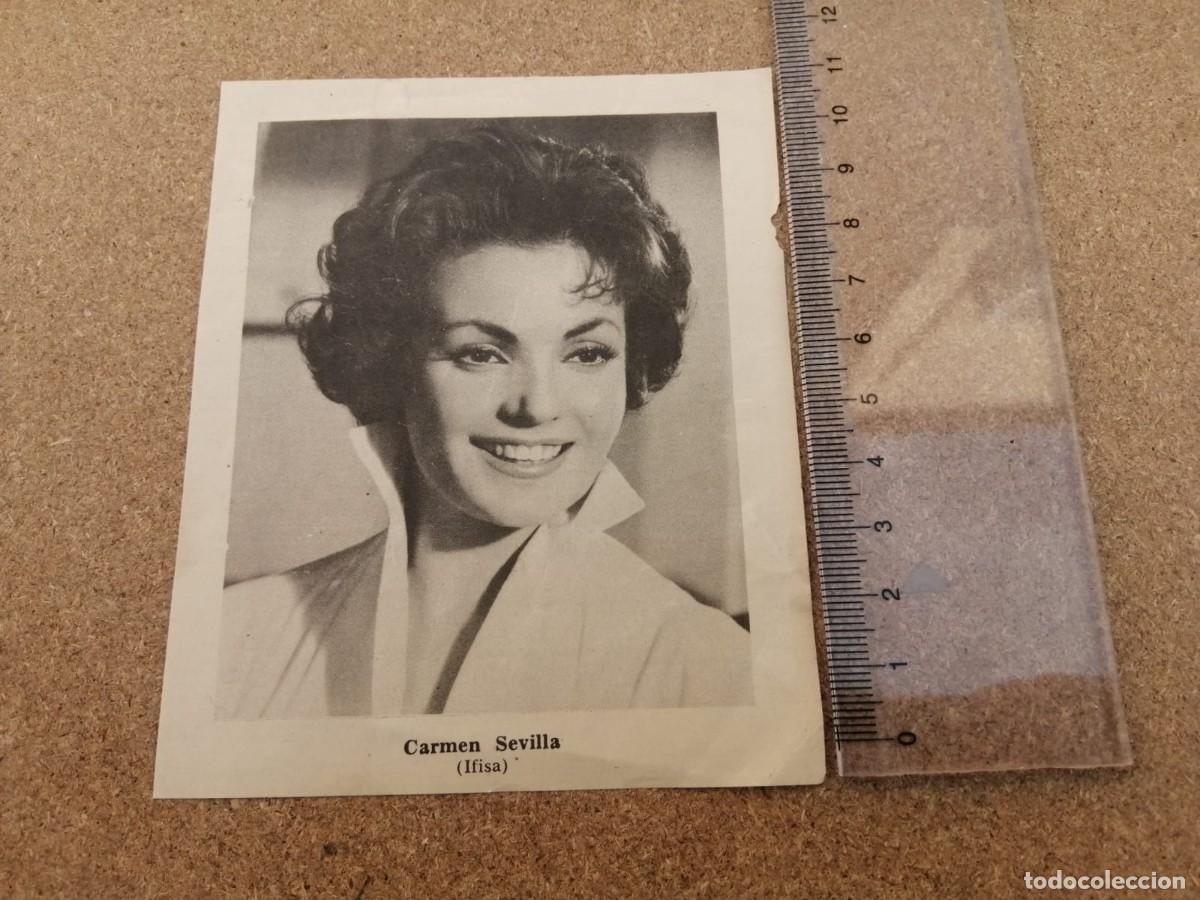 Coleccionismo cromos antiguos: CROMO CARMEN SEVILLA - Foto 1