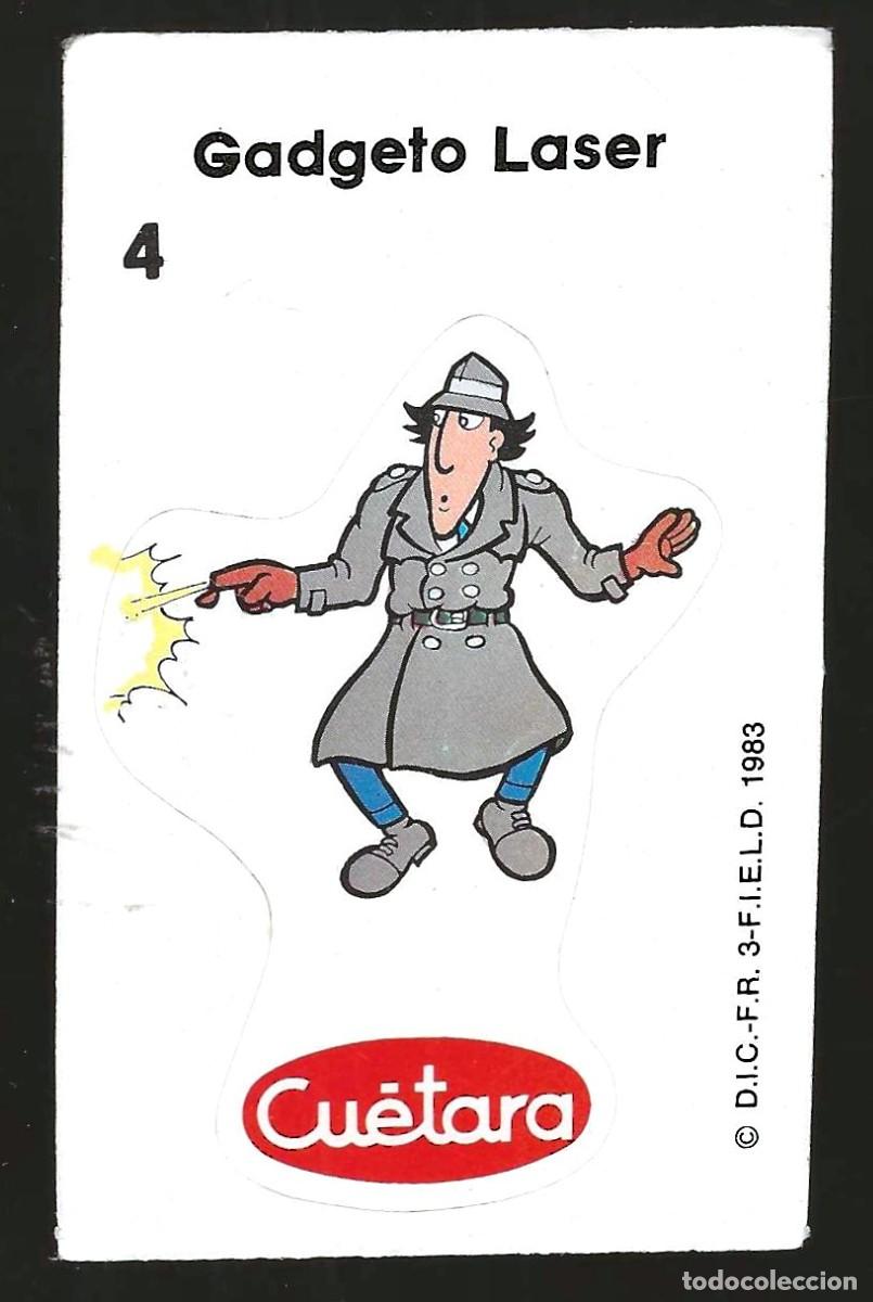 Coleccionismo cromos antiguos: CUETARA -- INSPECTOR GADGET -- N&ordm;4 GADGETO LASER - Foto 1