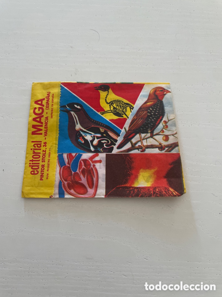 Coleccionismo cromos antiguos: CIENCIAS Sobre de cromos sin abrir - Foto 2