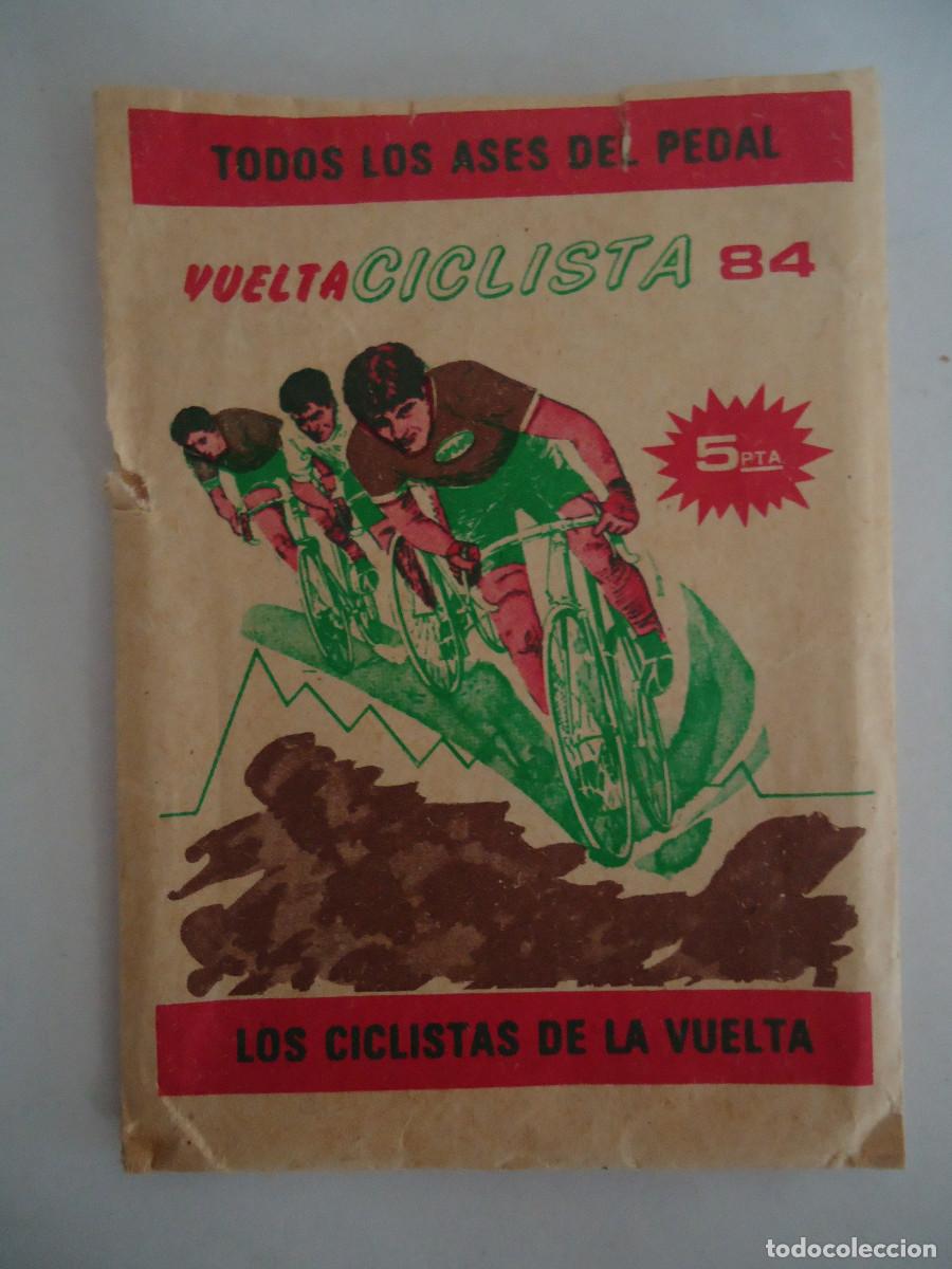Coleccionismo cromos antiguos: SOBRE VACIO DE CROMOS DE LA VUELTA CICLISTA 1984. - Foto 1