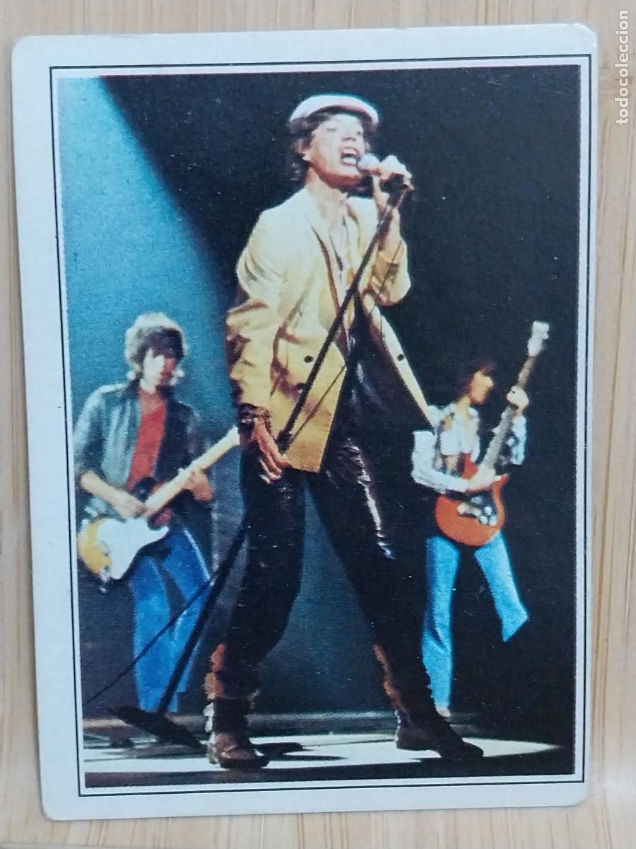 Coleccionismo Cromos antiguos: ROLLING STONES GRUPO A&Ntilde;O 1980 TELE POP ED ESTE CROMO 90 SIN PEGAR NUNCA ORIGINAL