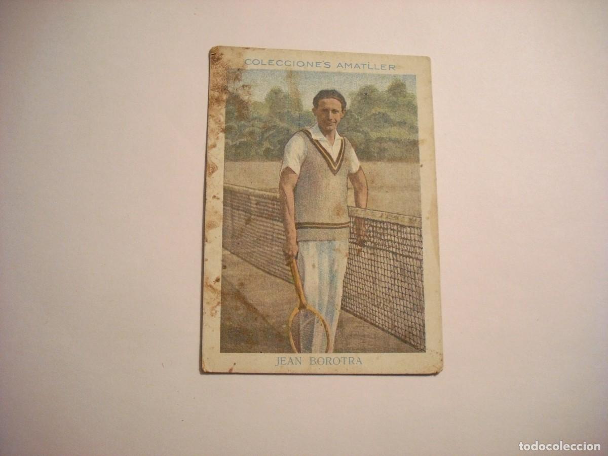 Coleccionismo cromos antiguos: COLECCIONES AMATLLER , TENIS N. 20 JEAN BOROTRA