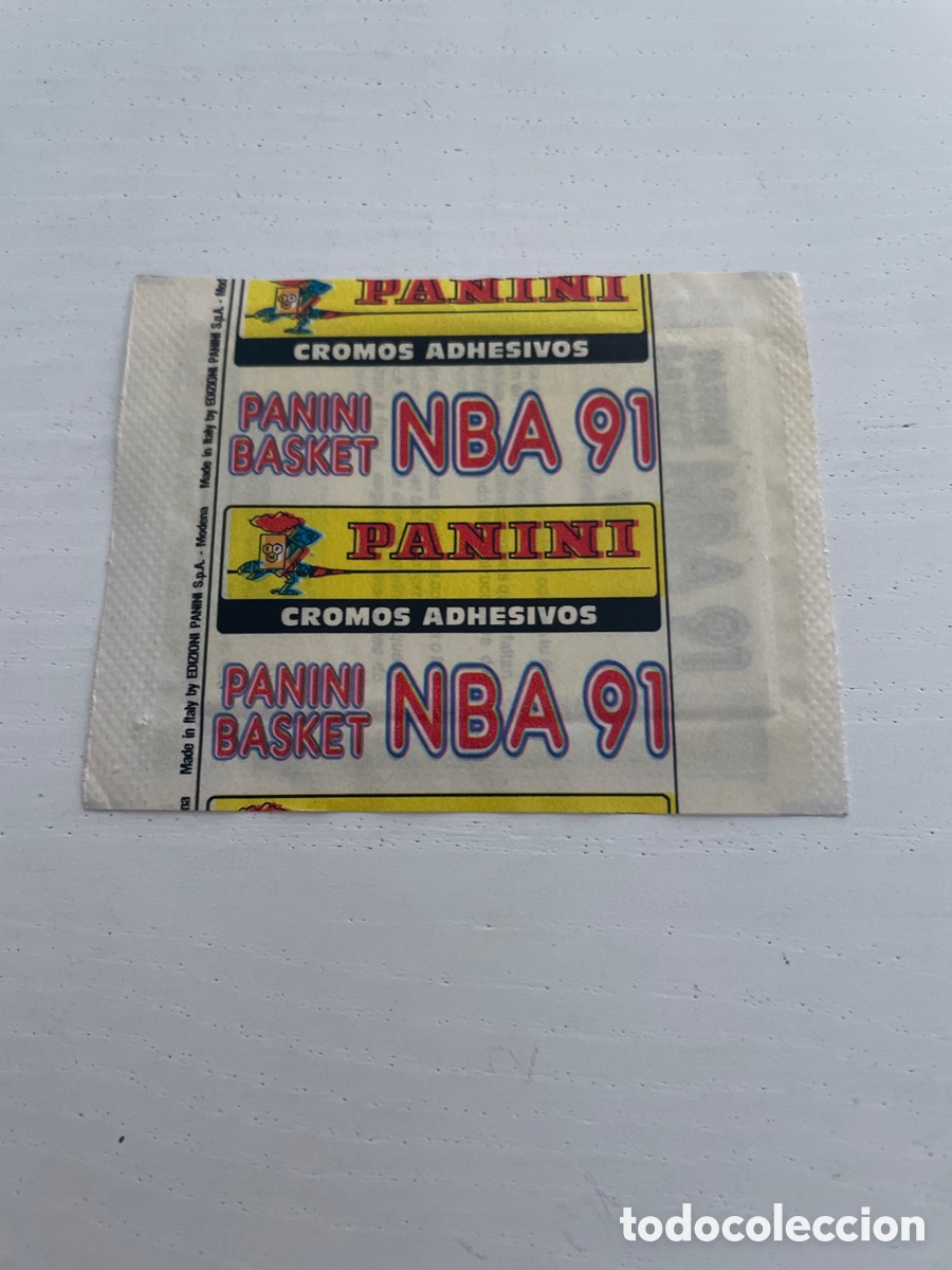Coleccionismo cromos antiguos: NBA 91 Sobre de cromos sin abrir - Foto 2