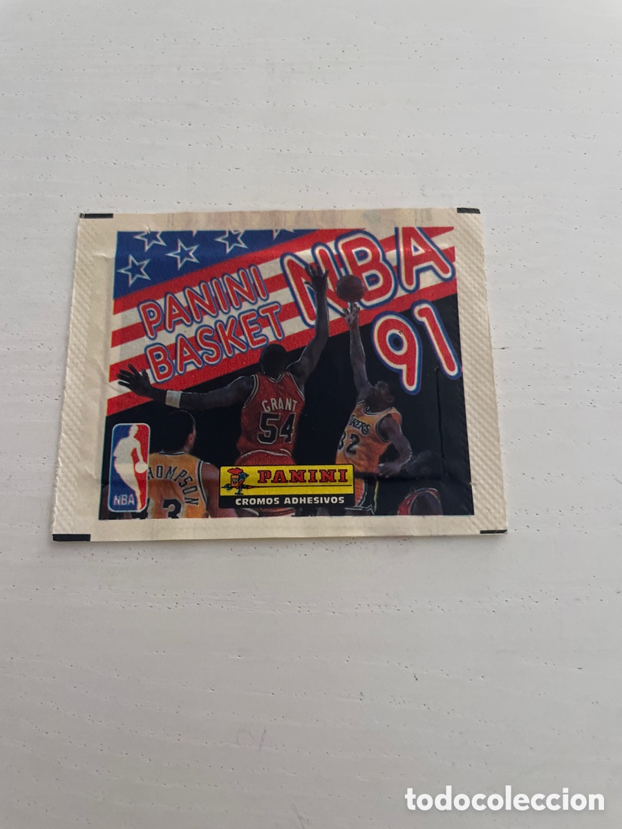 Coleccionismo cromos antiguos: NBA 91 Sobre de cromos sin abrir - Foto 1