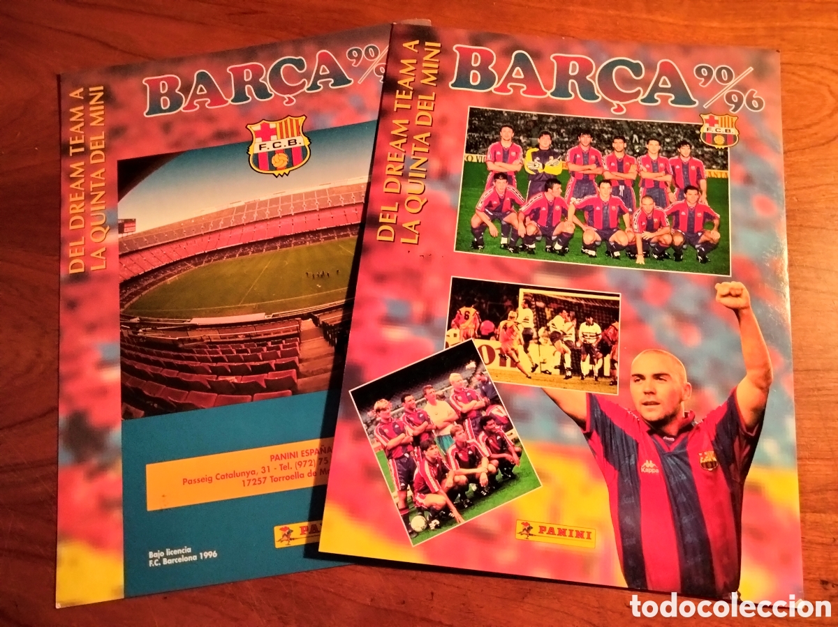 Collezionismo Figurine antiche: PORTADAS ALBUM BAR&Ccedil;A 90/96 DEL DREAM TEAM A LA QUINTA DEL MINI PANINI