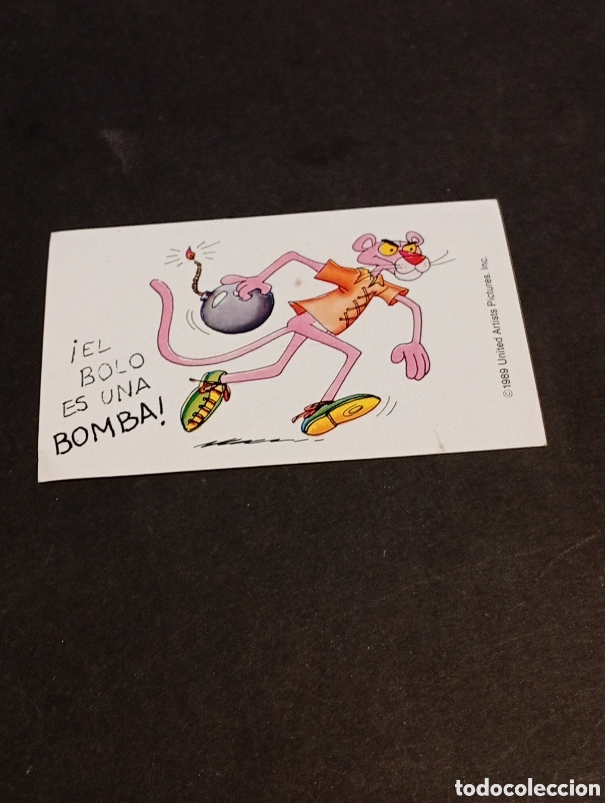 Coleccionismo cromos antiguos: Cromo pegatina La Pantera Rosa - Foto 1