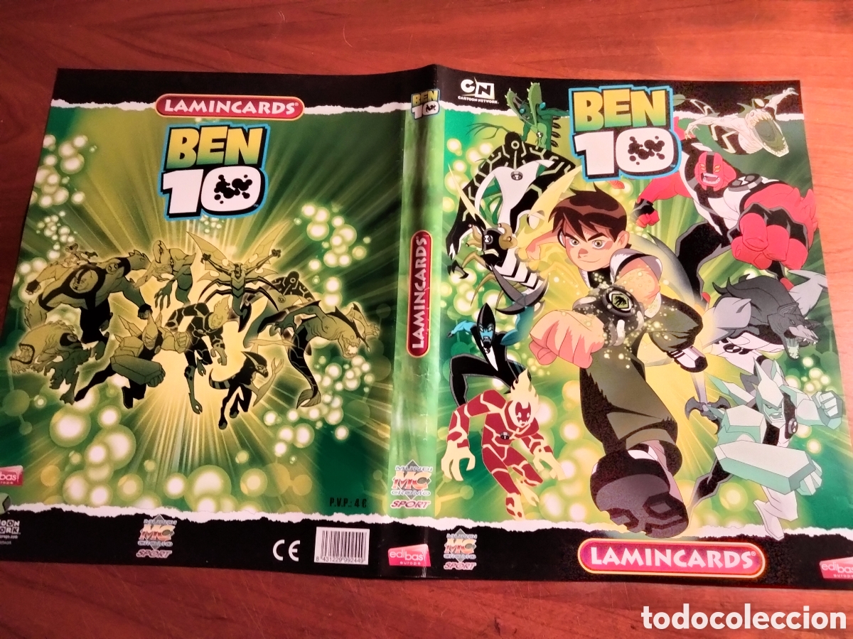 Coleccionismo Cromos antiguos: PORTADA ALBUM LAMINCARDS BEN 10 EDIBAS