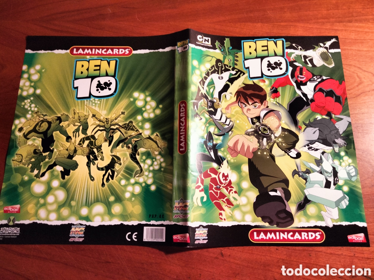 Coleccionismo Cromos antiguos: PORTADA ALBUM LAMINCARDS BEN 10 EDIBAS