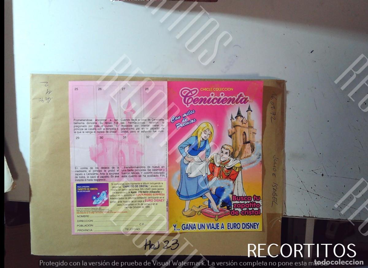 Coleccionismo cromos antiguos: ALBUM CHICLE CHICLES LA CENICIENTA - Foto 1