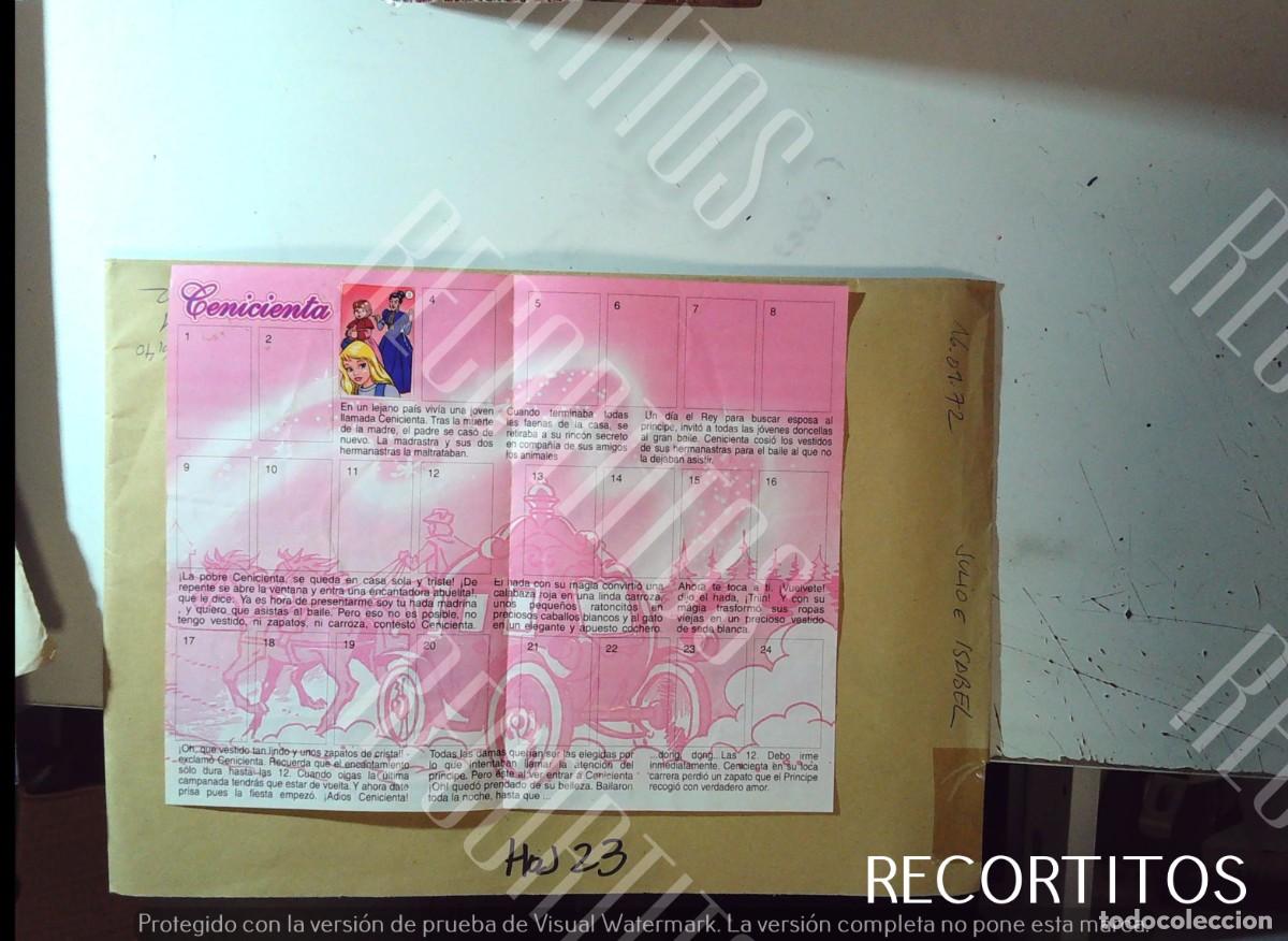 Coleccionismo cromos antiguos: ALBUM CHICLE CHICLES LA CENICIENTA - Foto 2