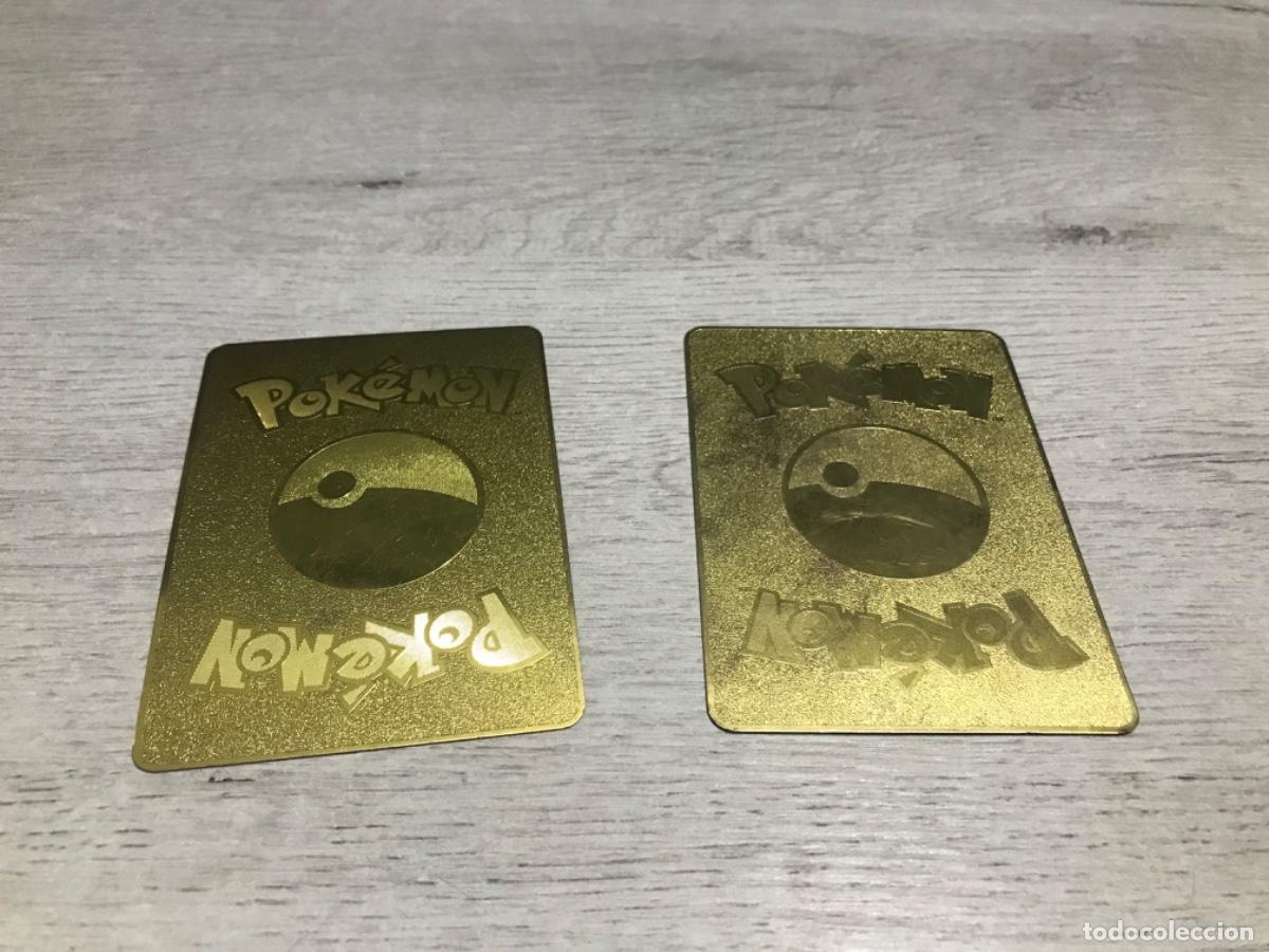 Coleccionismo cromos antiguos: Lote de 2 cartas pikachu Pokemon - Foto 2