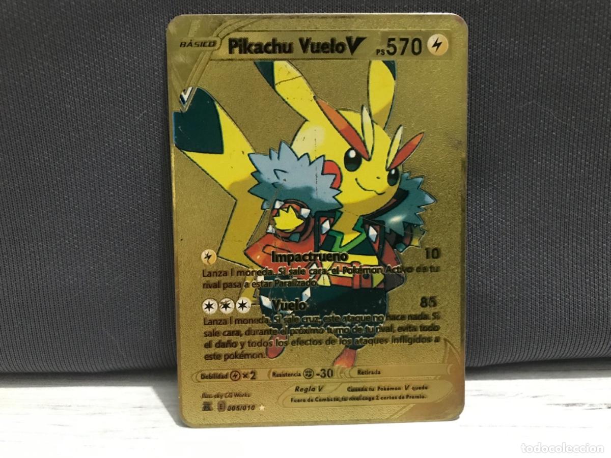Coleccionismo cromos antiguos: Lote de 2 cartas pikachu Pokemon - Foto 3