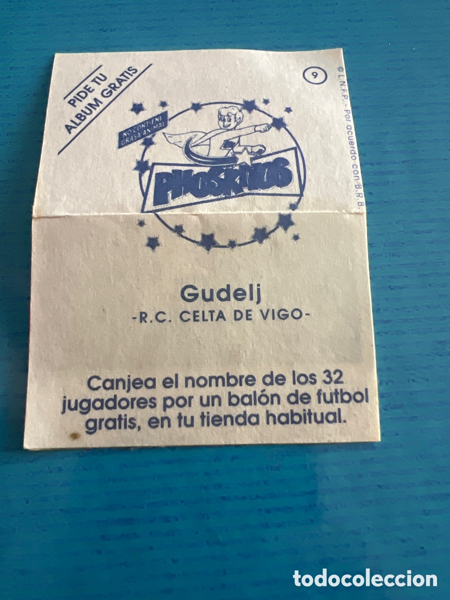 Coleccionismo cromos antiguos: Phoskitos gudelj n&uacute;mero 9 - Foto 2