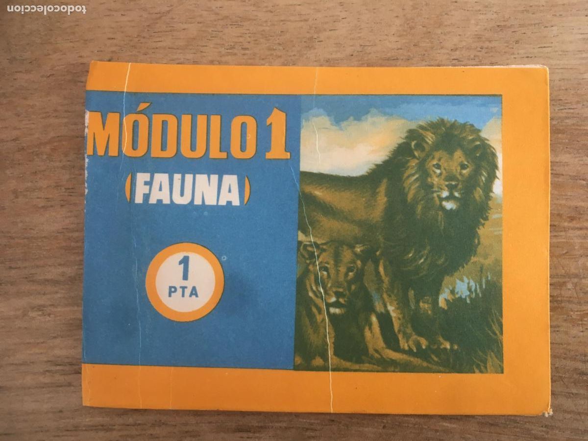 Coleccionismo cromos antiguos: fauna modulo 1 sobre de cromos sin abrir cerrado - Foto 1