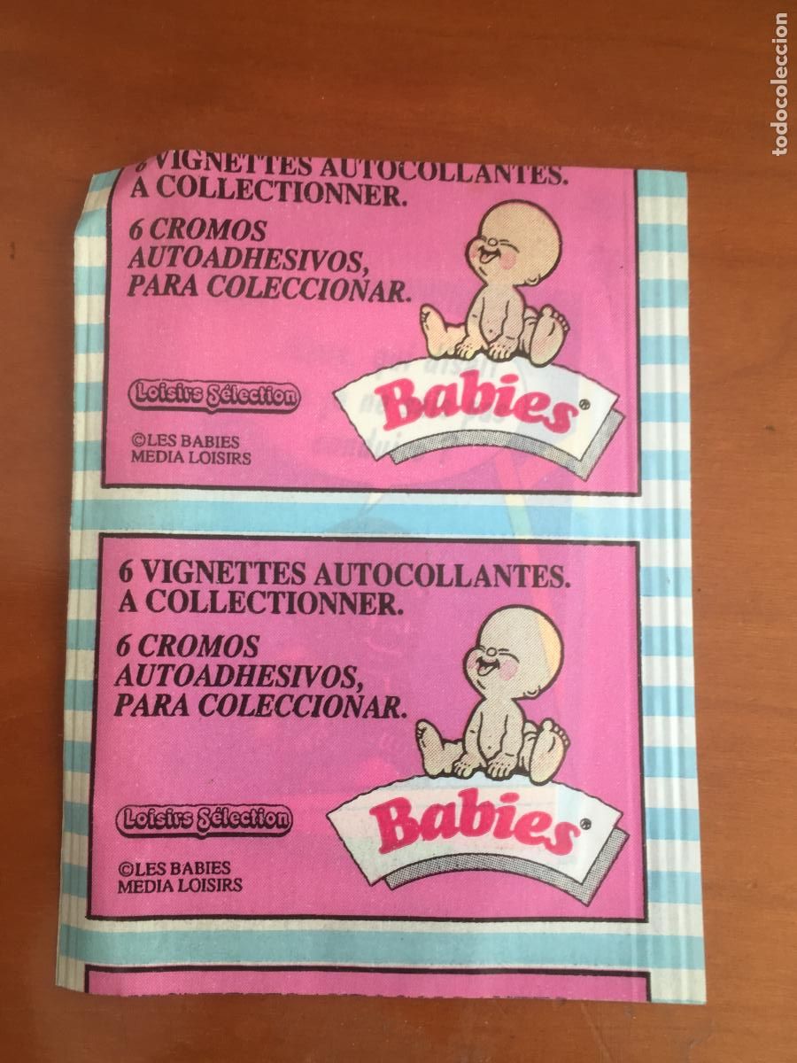 Coleccionismo cromos antiguos: babies sobre de cromos sin abrir cerrado - Foto 2