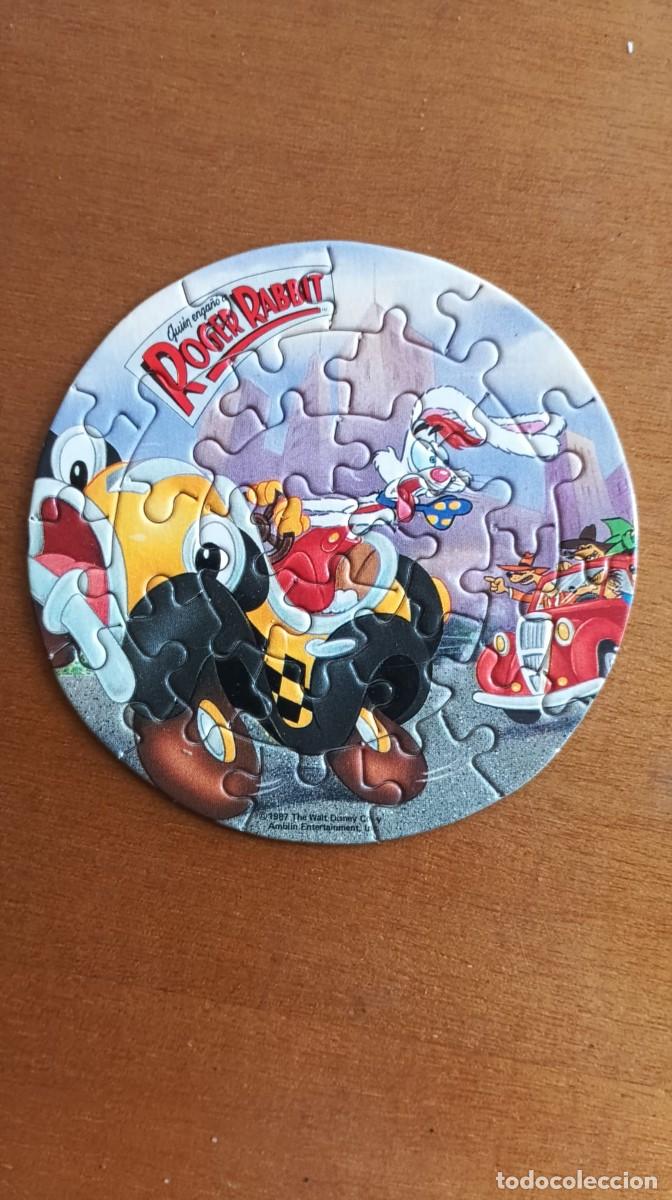 Coleccionismo cromos antiguos: Puzzle ROGER RABBIT quesitos La Lechera - Foto 1