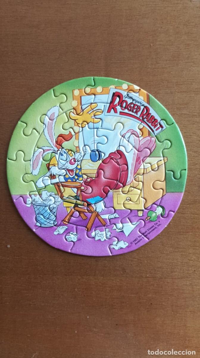 Coleccionismo cromos antiguos: Puzzle ROGER RABBIT quesitos La Lechera - Foto 1
