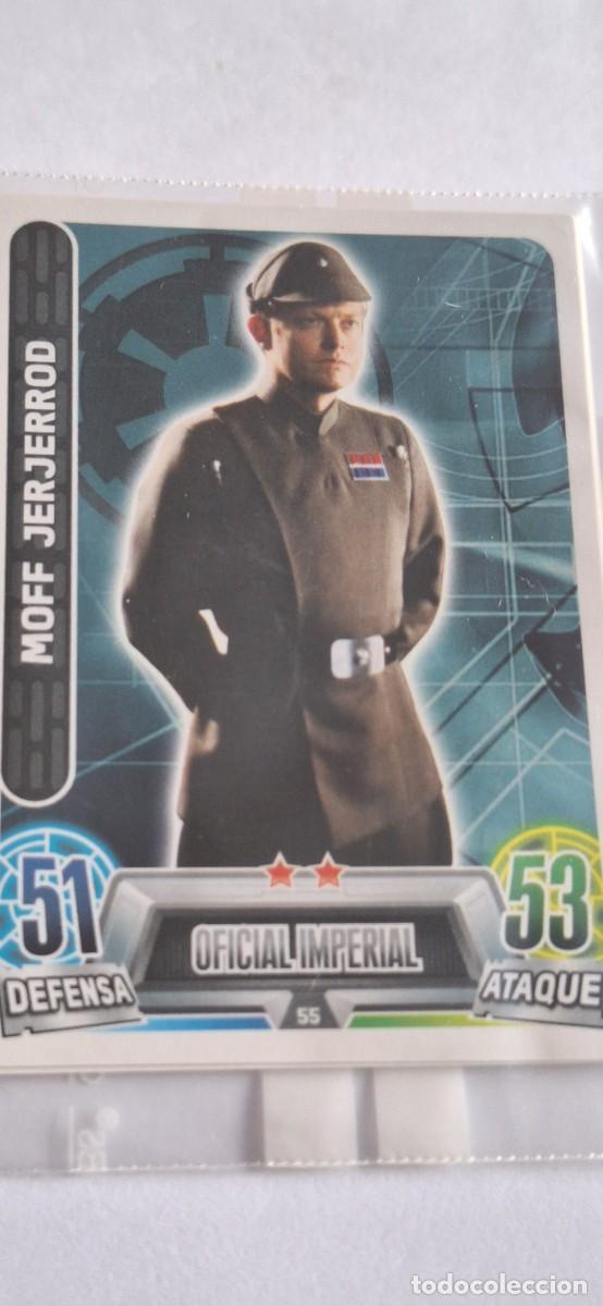 Coleccionismo cromos antiguos: Cromo Star Wars Force Attax num. 55 Moff Jerjerrod - Foto 1
