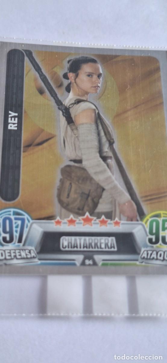 Coleccionismo cromos antiguos: Cromo Star Wars Force Attax num. 94 Rey - Foto 1