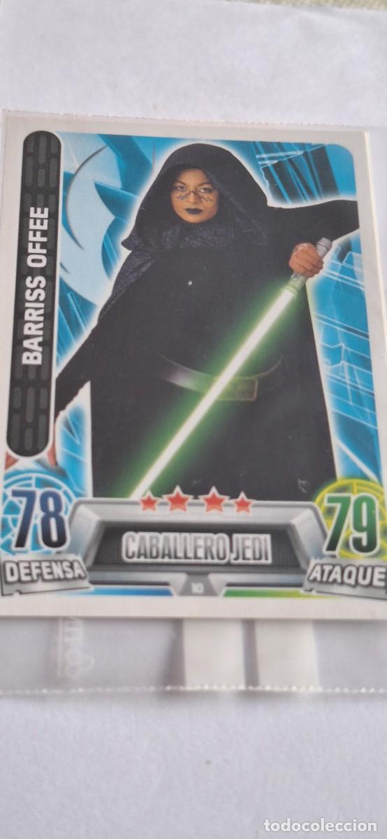 Coleccionismo cromos antiguos: Cromo Star Wars Force Attax num. 10 Barriss Offee - Foto 1