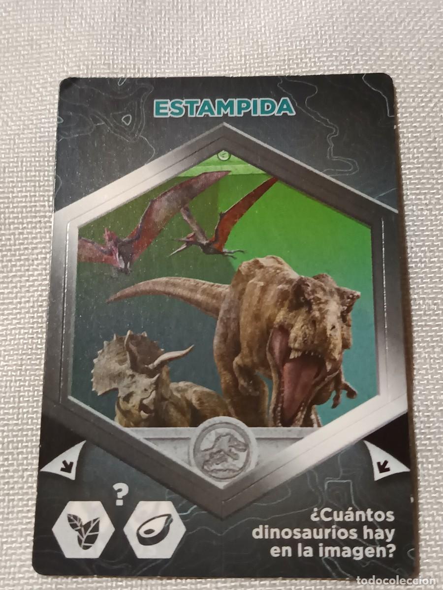 Coleccionismo cromos antiguos: Cromocarta Jurassic world N &deg; 34 - Foto 1