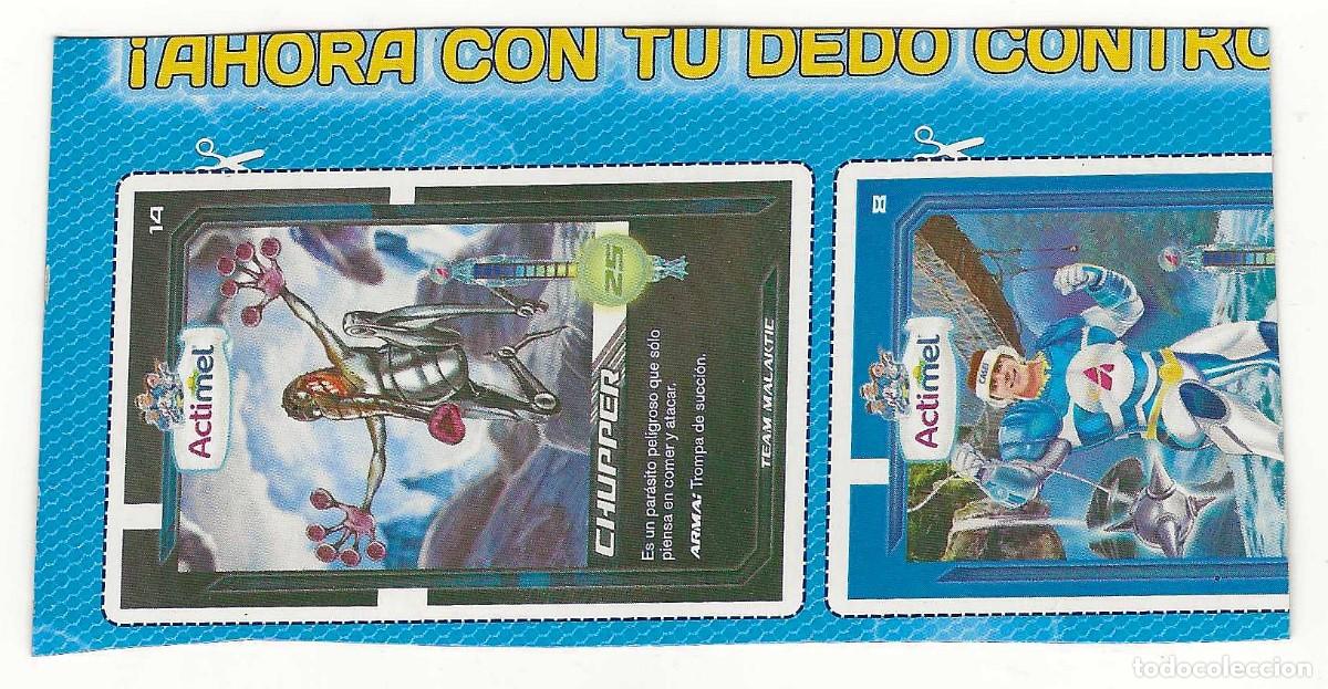 Coleccionismo cromos antiguos: ACTIMEL -- BATALLAS -- NITASS - Foto 2
