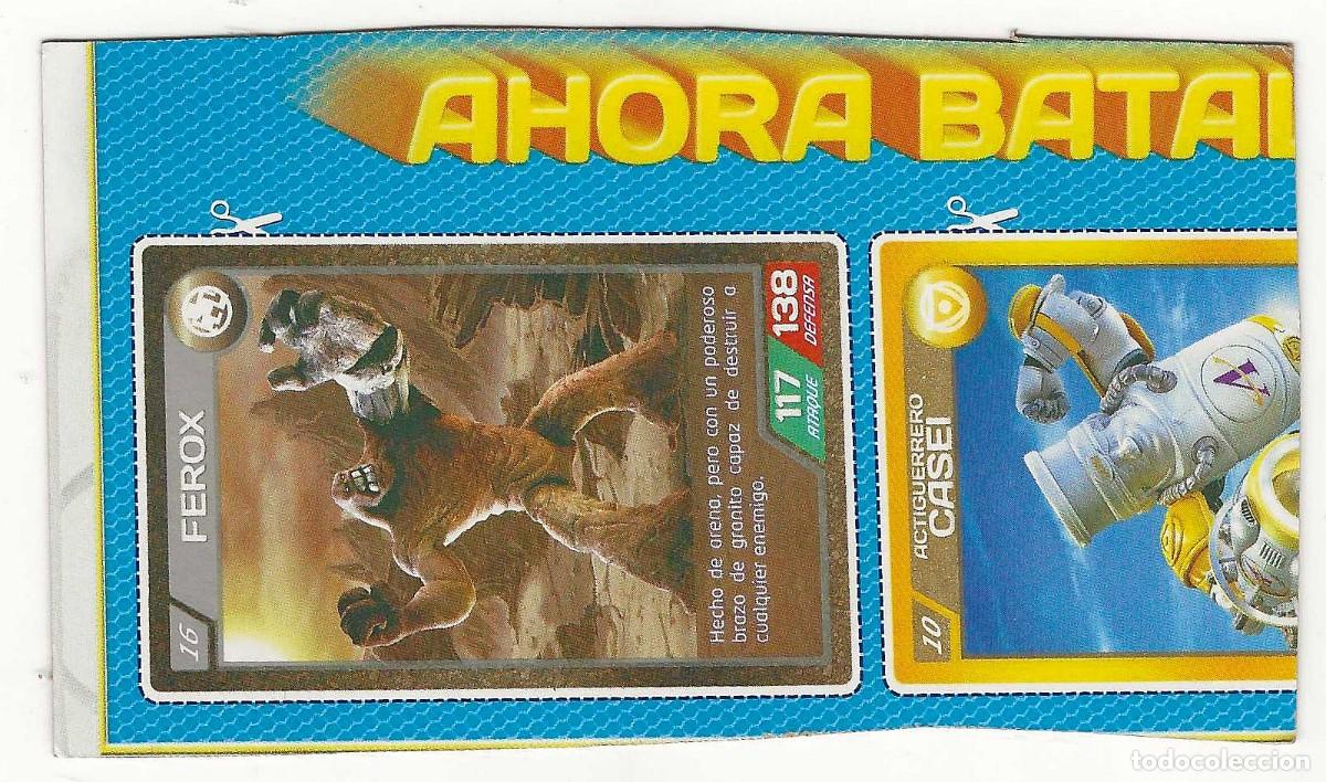Coleccionismo cromos antiguos: ACTIMEL -- BATALLAS -- 191 ATAQUE / 182 DEFENSA - Foto 2
