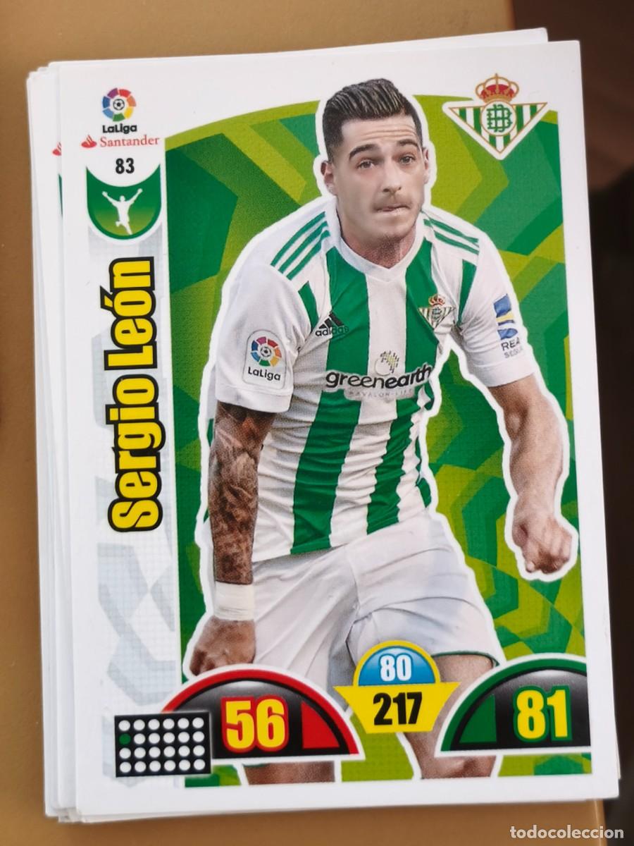 Coleccionismo cromos antiguos: sergio leon, adrenalyn 2017 18 - Foto 1