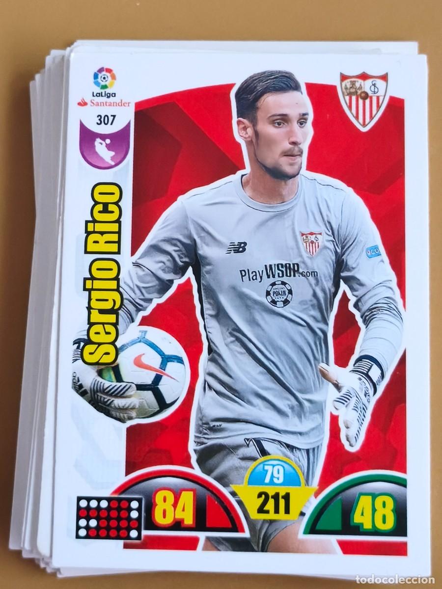 Coleccionismo cromos antiguos: sergio rico, adrenalyn 2017 18. - Foto 1