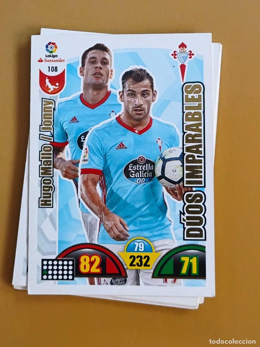 Coleccionismo cromos antiguos: duos imparables celta, adrenalyn 2017 18 - Foto 1