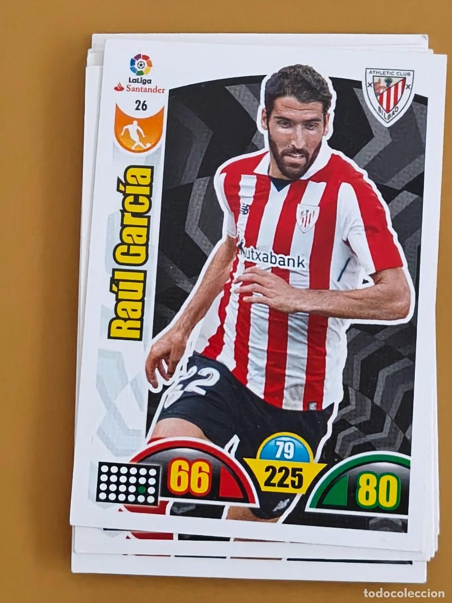Coleccionismo cromos antiguos: raul garcia, adrenalyn 2017 18 - Foto 1