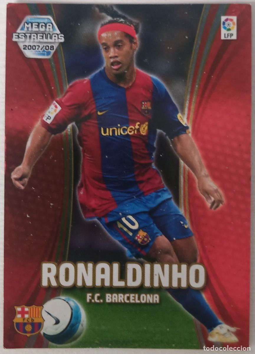 Coleccionismo cromos antiguos: Ronaldinho. Mega Cracks 2007-08. - Foto 1