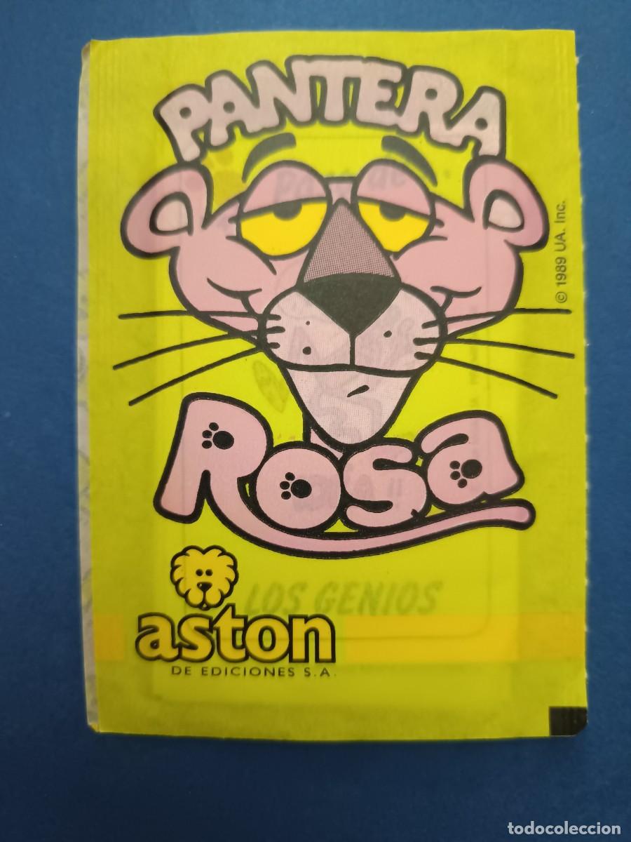 Coleccionismo cromos antiguos: SOBRE DE CROMOS SIN ABRIR LA PANTERA ROSA ASTON - Foto 1