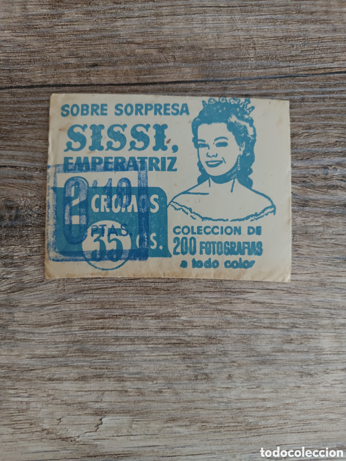 Coleccionismo cromos antiguos: Sobre sin abrir SISSI EMPERATRIZ - Foto 1