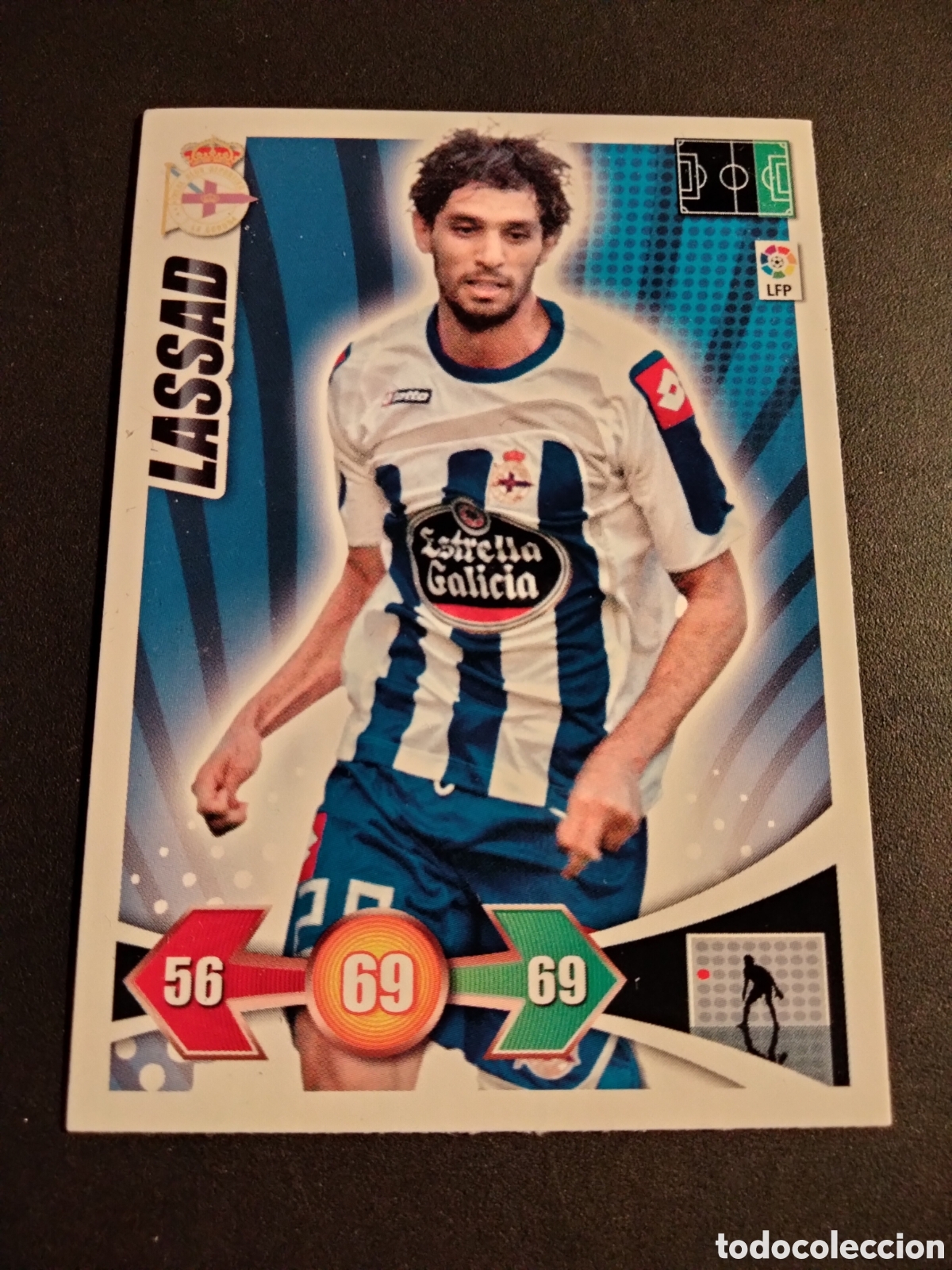 Sammeln alte Sammelbilder: LASSAD DEPORTIVO DE LA CORU&Ntilde;A ADRENALYN 2009/10 PANINI