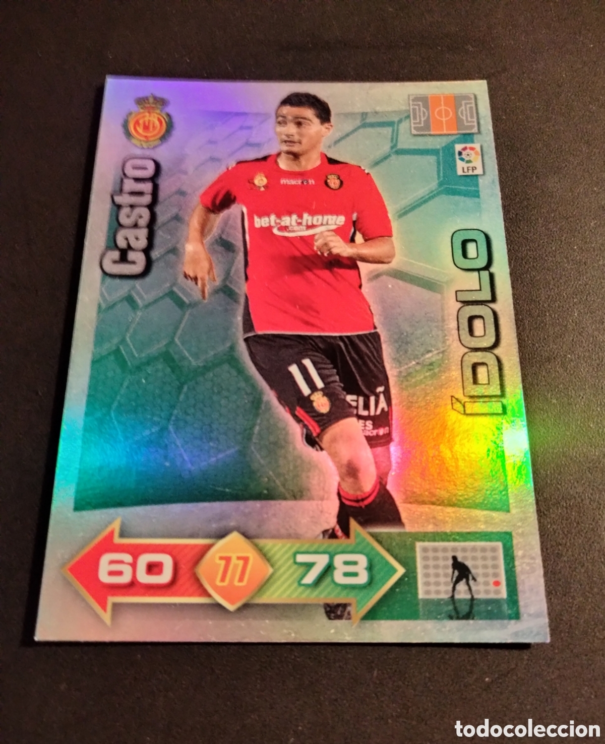 Colecionismo Cromos antigos: CASTRO RCD. MALLORCA IDOLO ADRENALYN 2010/11 PANINI