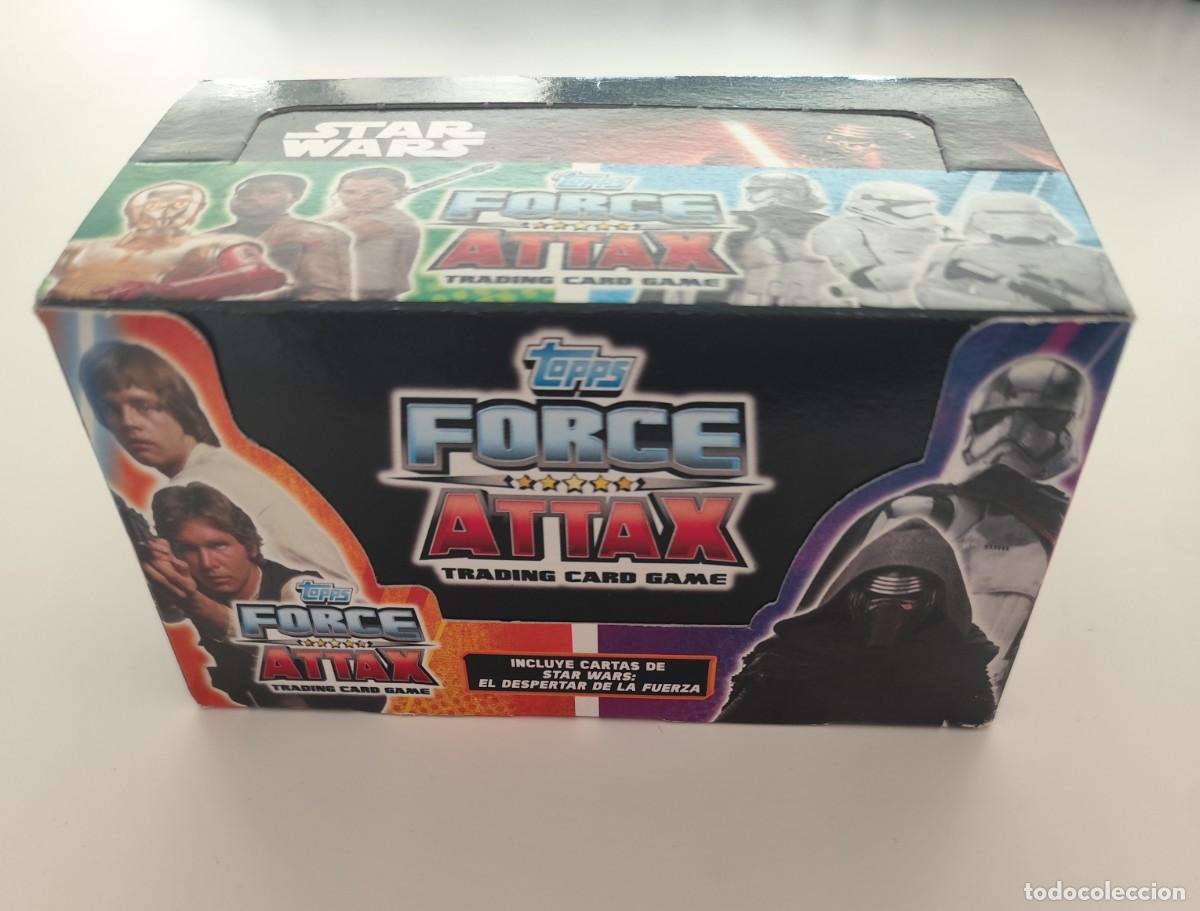 Coleccionismo cromos antiguos: Caja Topps Force Attax Star Wars El Despertar de la Fuerza