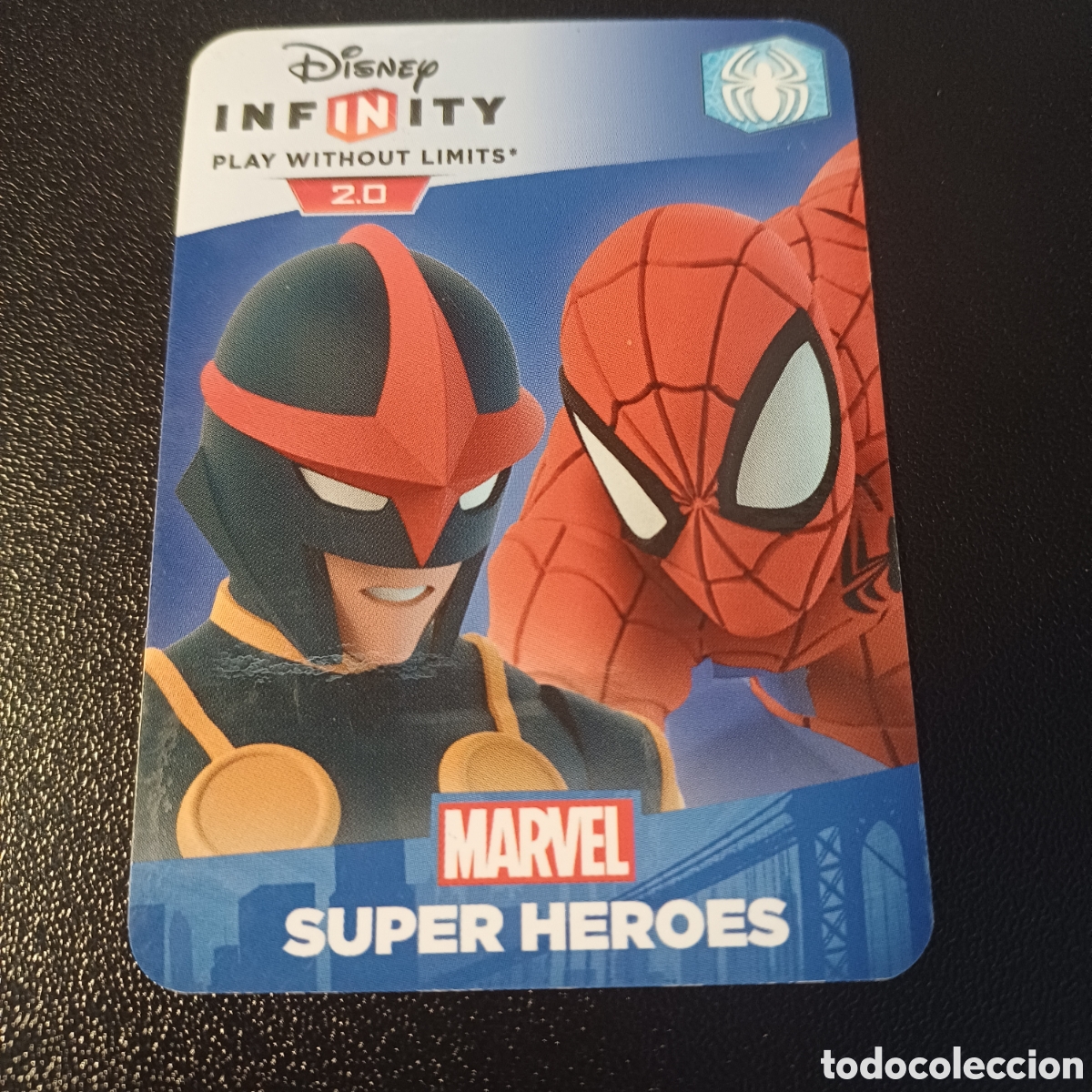 Coleccionismo cromos antiguos: TARJETA DISNEY INFINITY NOVA SPIDERMAN MARVEL - Foto 1