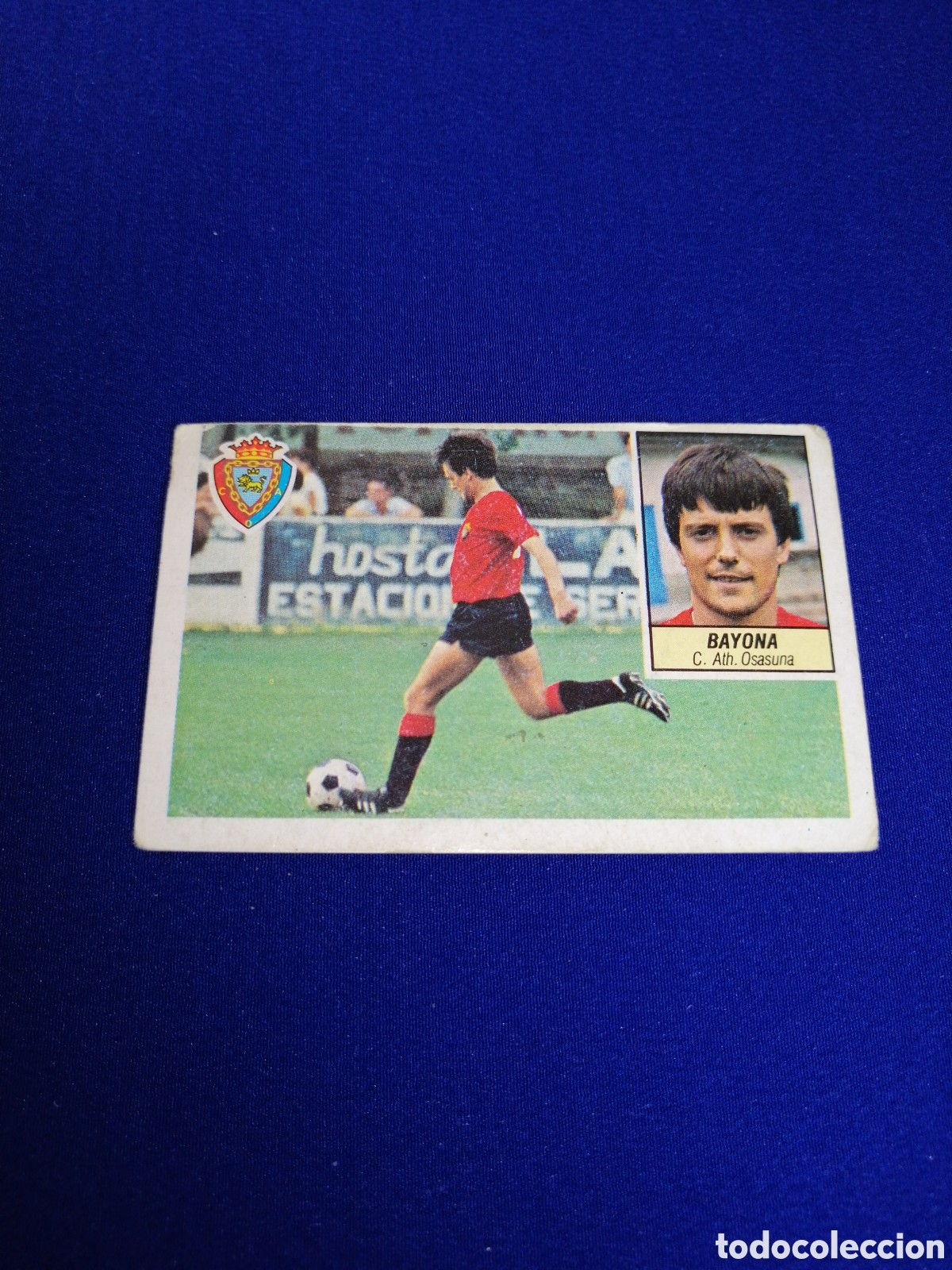 Collectable Antique Stickers: LIGA 84-85 BAYONA - CLUB ATL&Eacute;TICO OSASUNA .