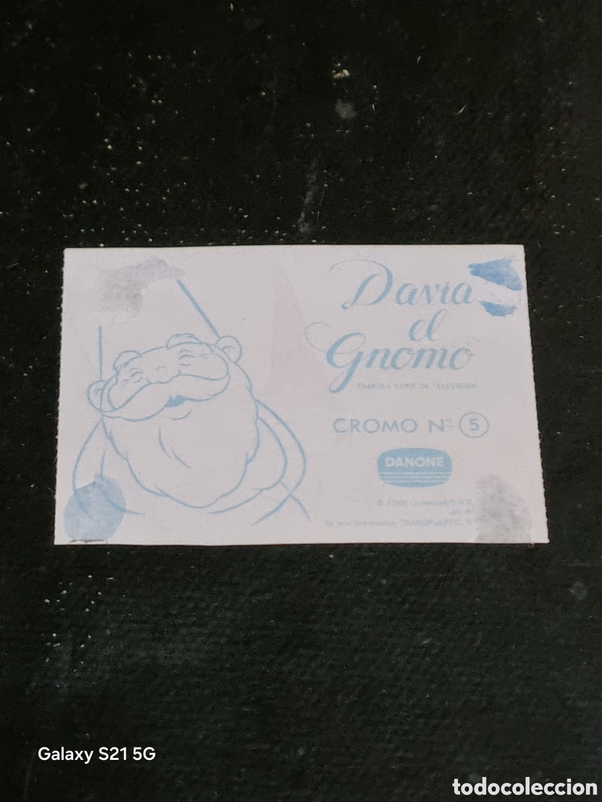 Coleccionismo cromos antiguos: 5 - CROMO DAVID EL GNOMO DANONE 1985 RECUPERADO - Foto 2