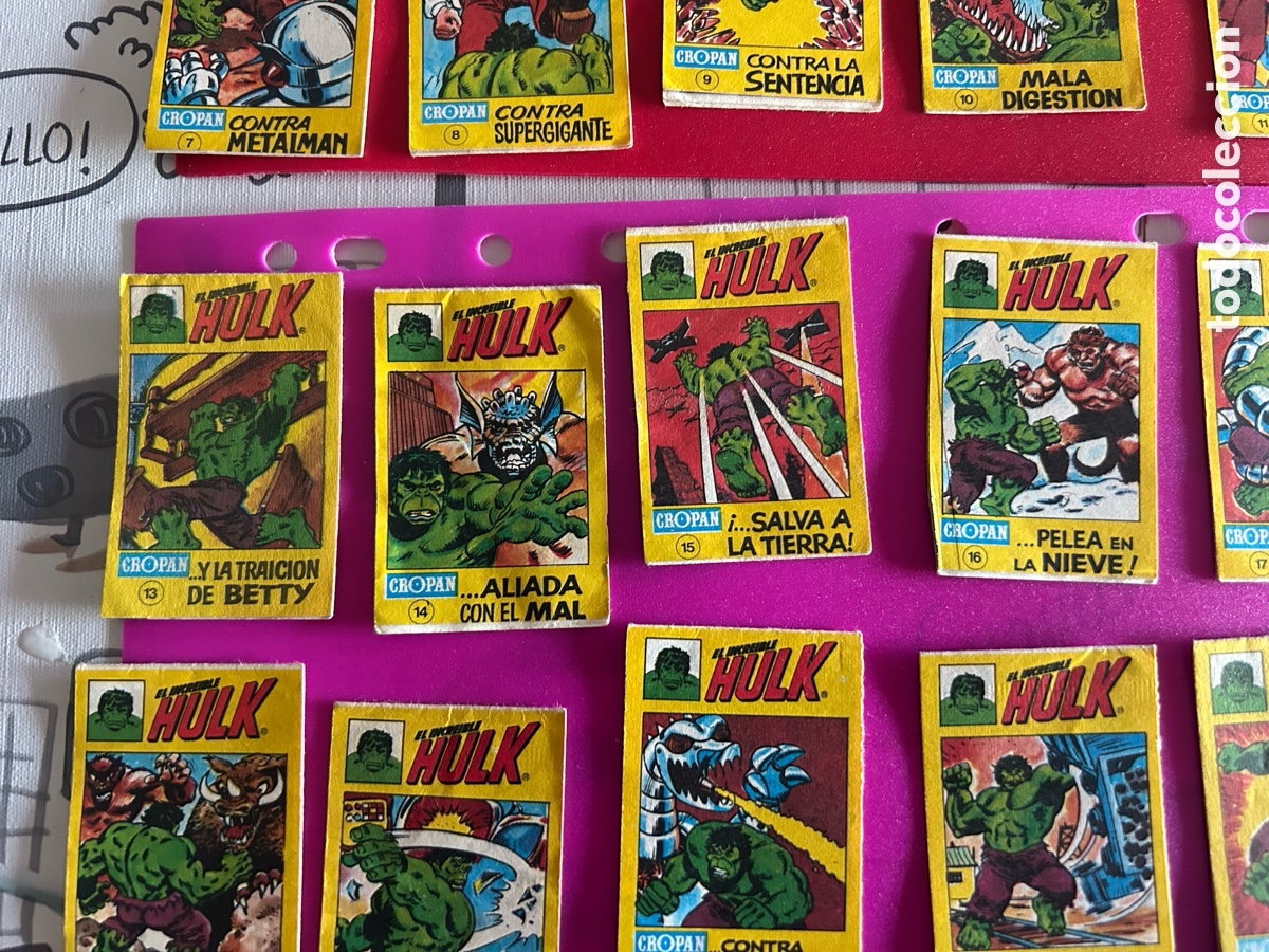 Coleccionismo cromos antiguos: Hulk cropan completa - Foto 4