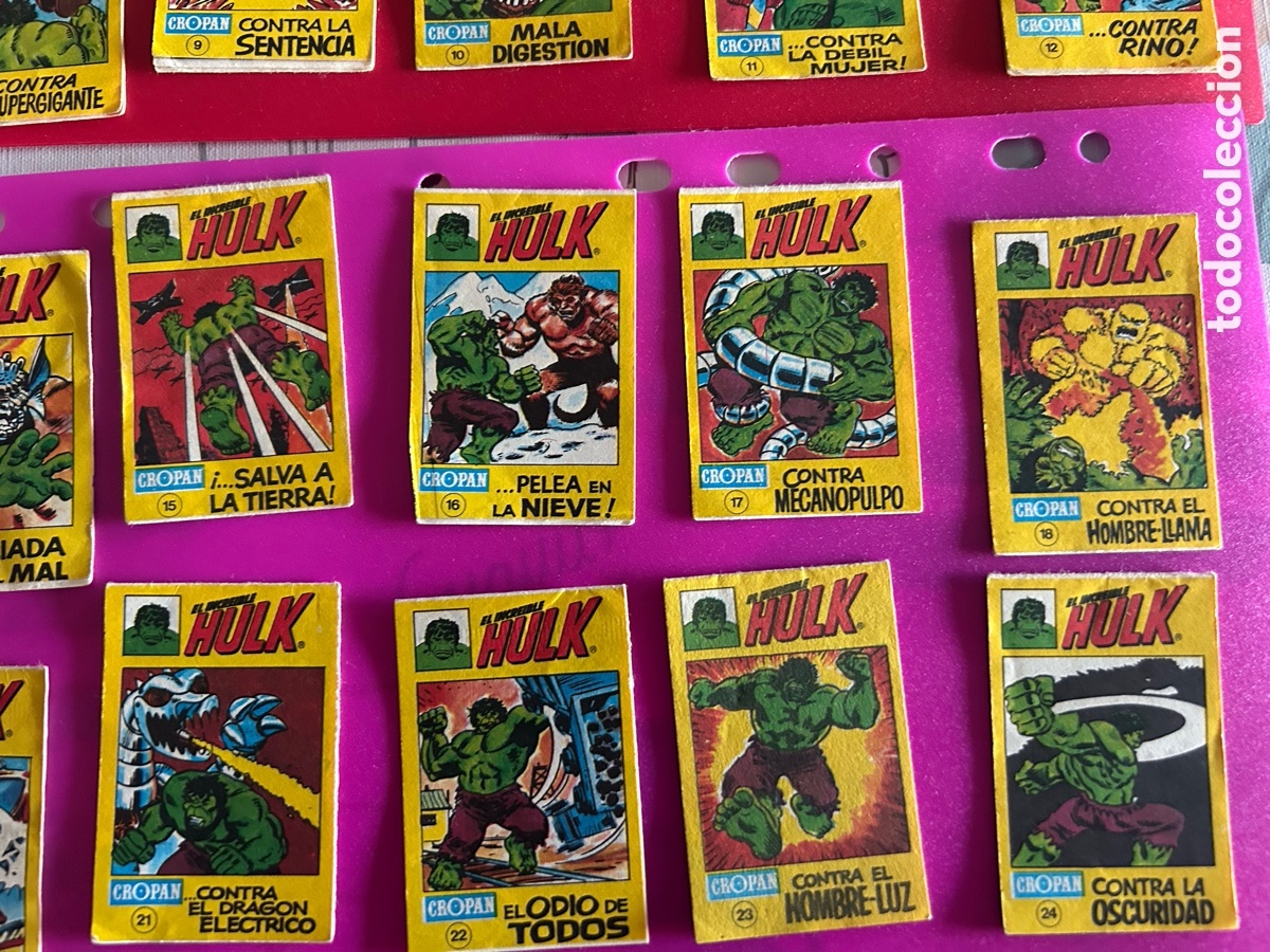 Coleccionismo cromos antiguos: Hulk cropan completa - Foto 5