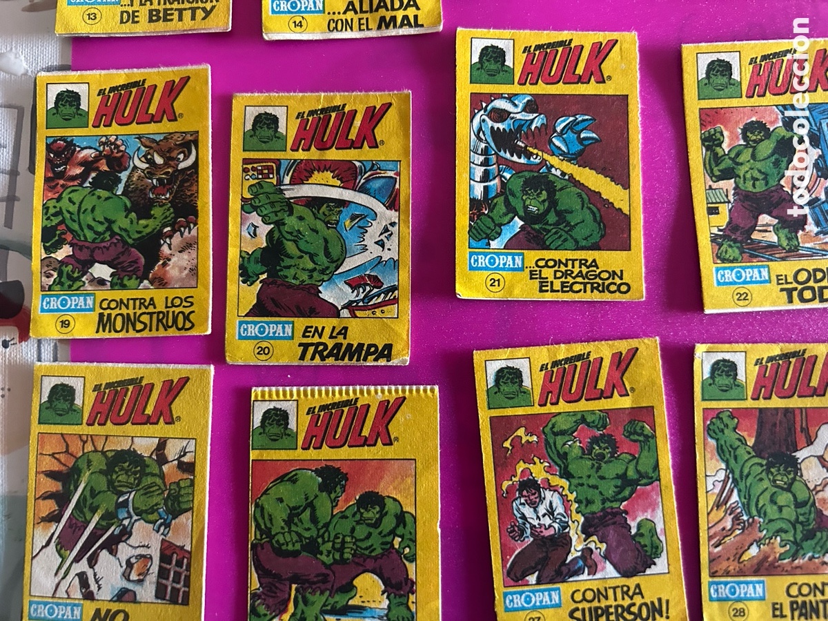 Coleccionismo cromos antiguos: Hulk cropan completa - Foto 6