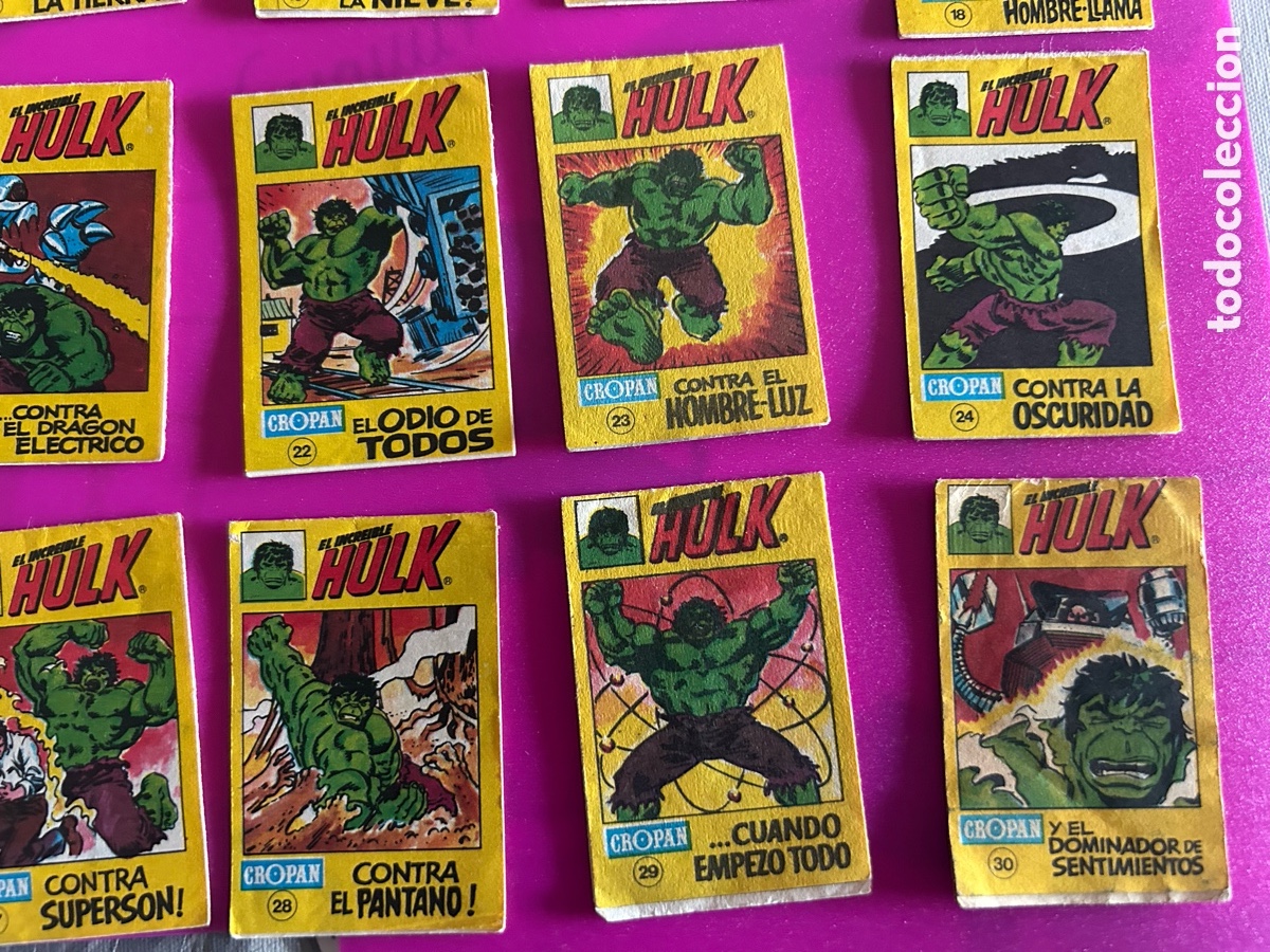 Coleccionismo cromos antiguos: Hulk cropan completa - Foto 7