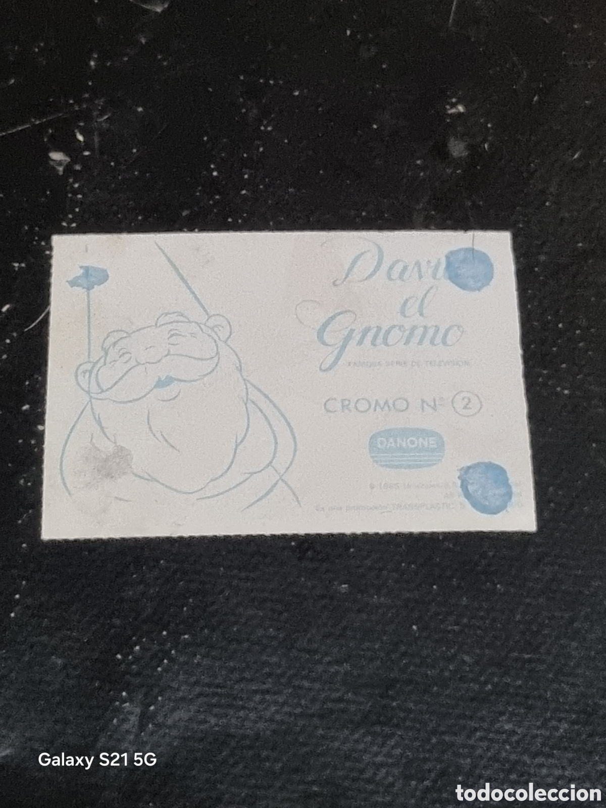 Coleccionismo cromos antiguos: 2 - CROMO DAVID EL GNOMO DANONE 1985 RECUPERADO - Foto 2
