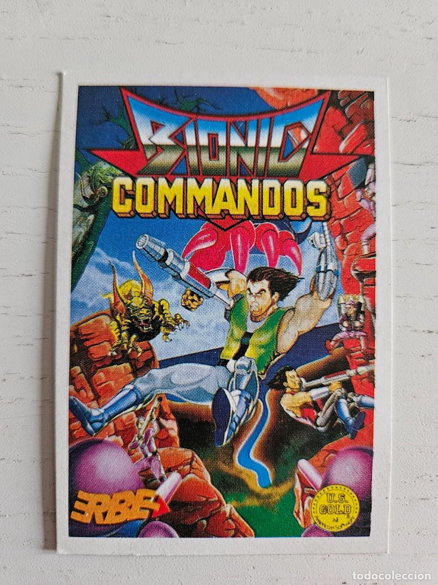 Coleccionismo cromos antiguos: BIONIC COMMANDOS # 159 CROMO COL MIX 92 VIDEO JUEGO RETRO - Foto 1